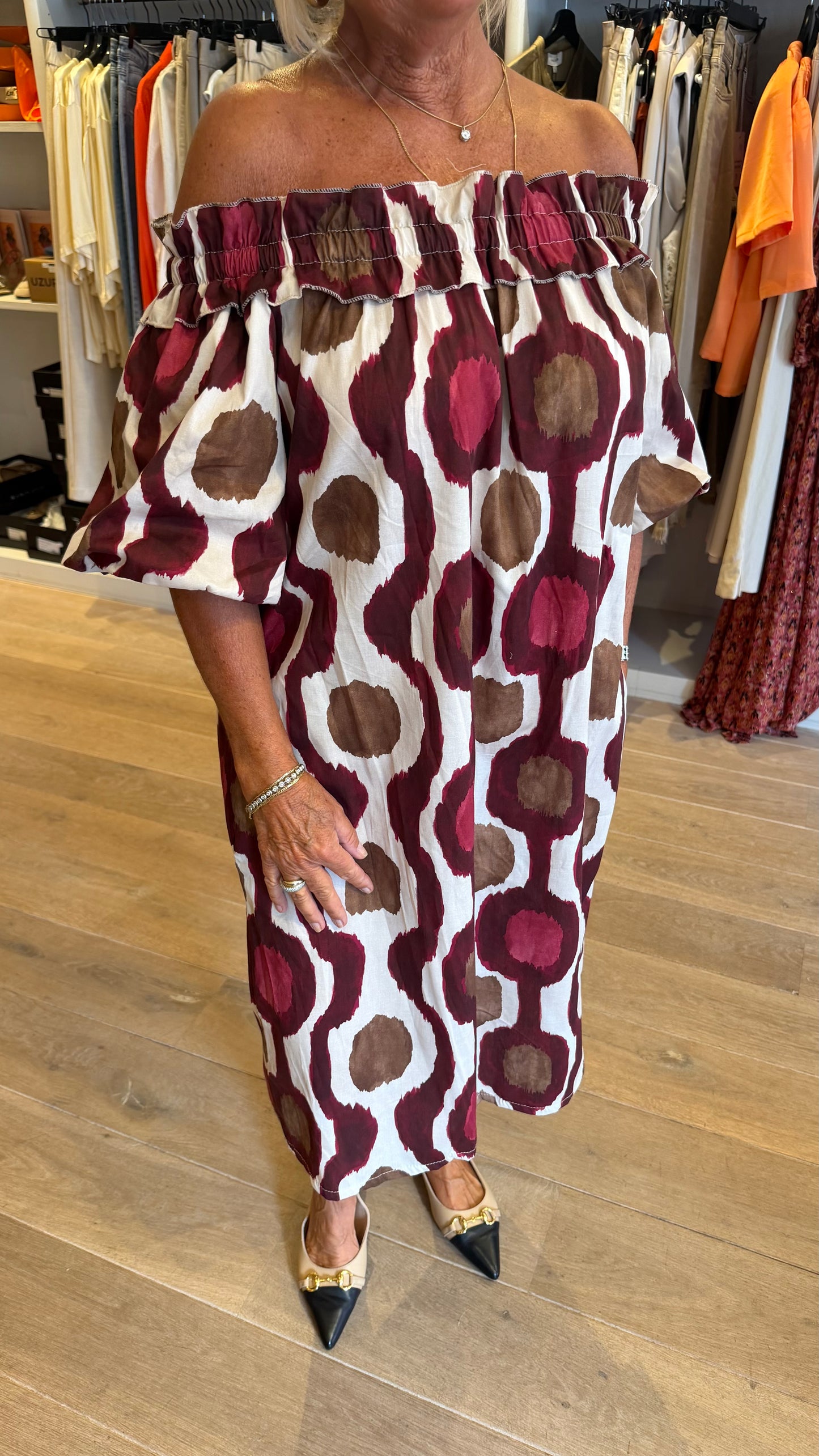 Jurk print azec