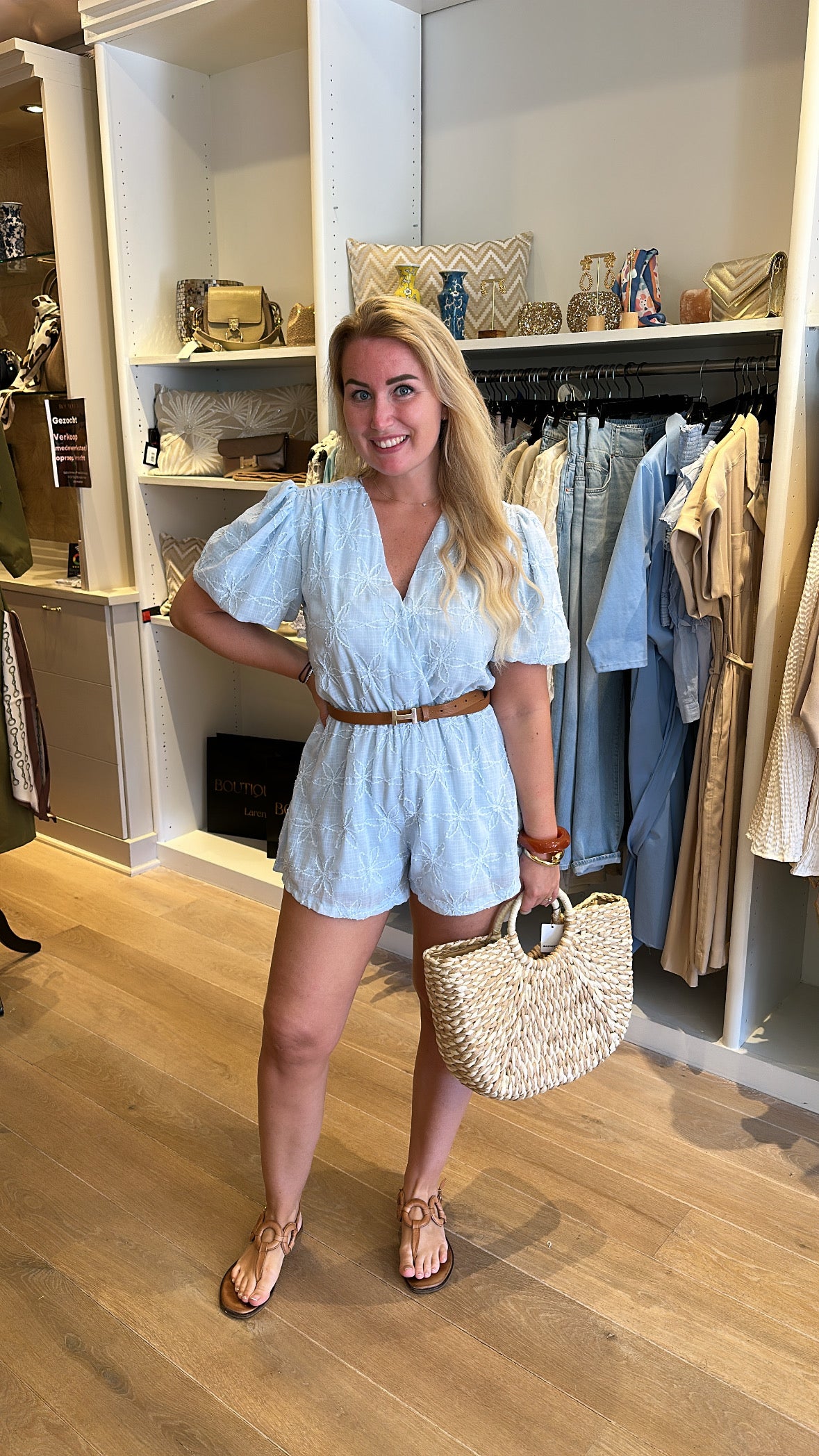 Playsuit Lisa blauw
