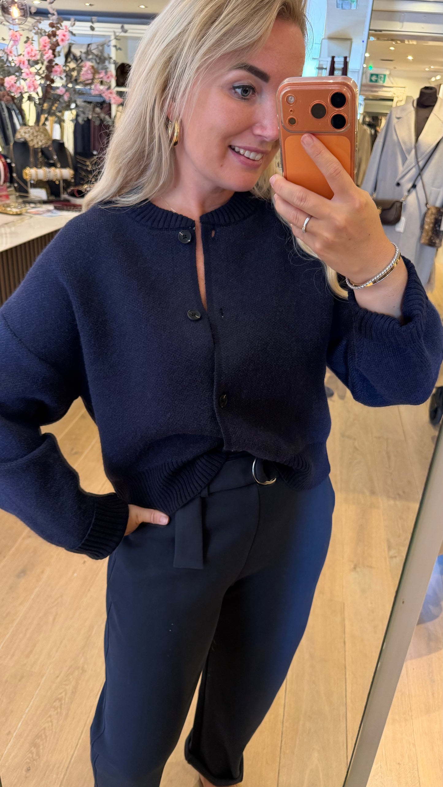 Peppercorn sindy knit bomber