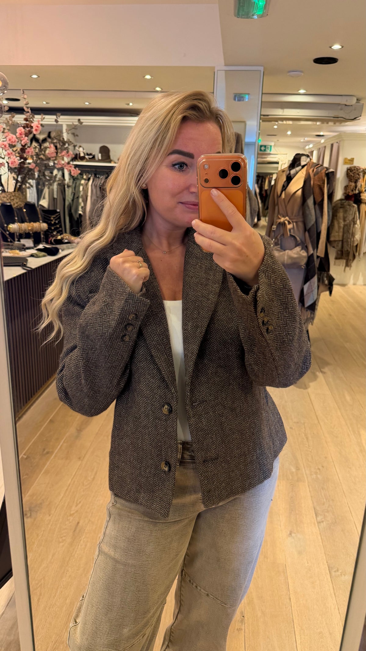 Blazer vivi herringbone