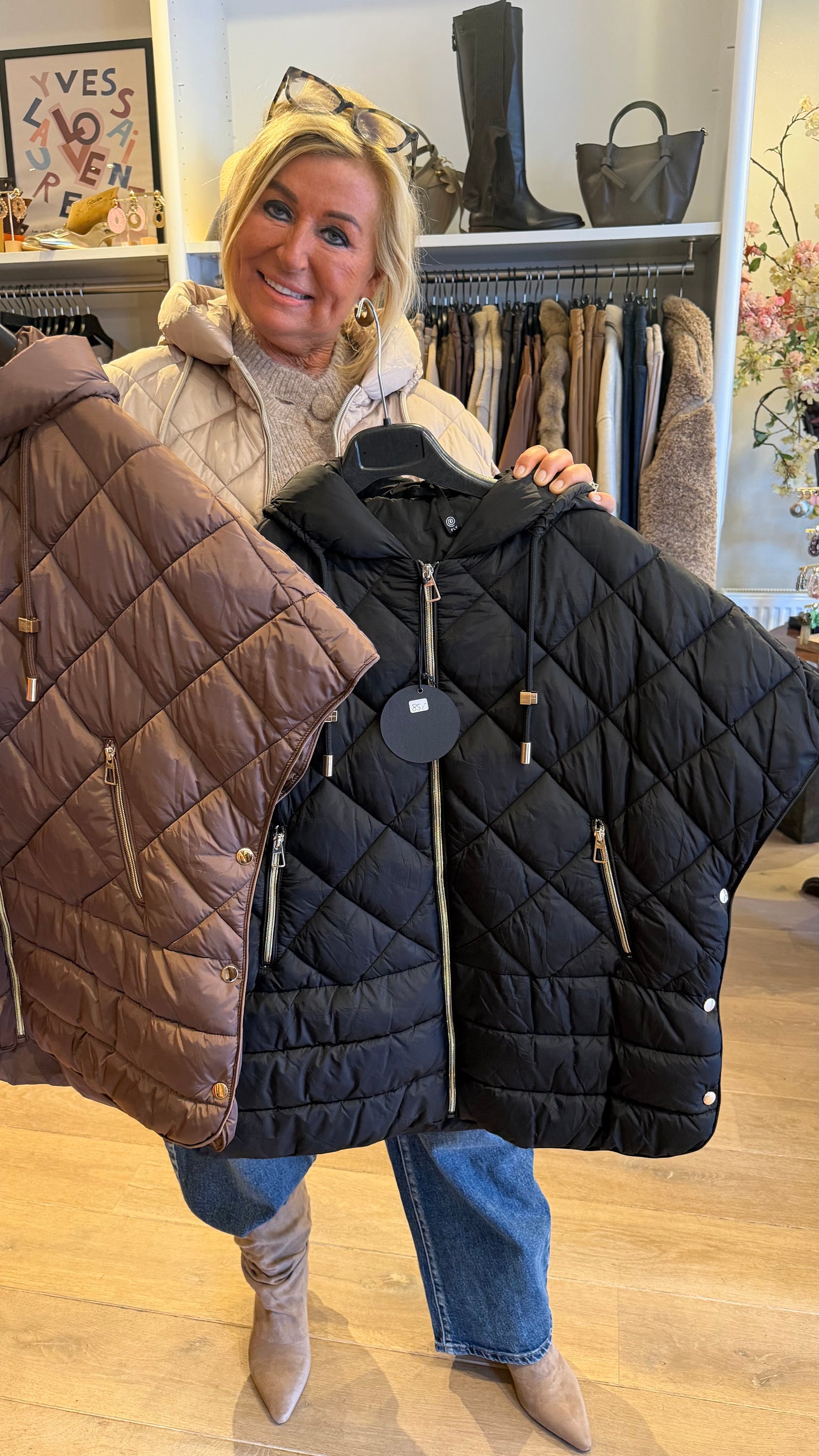Bodywarmer gevoerd