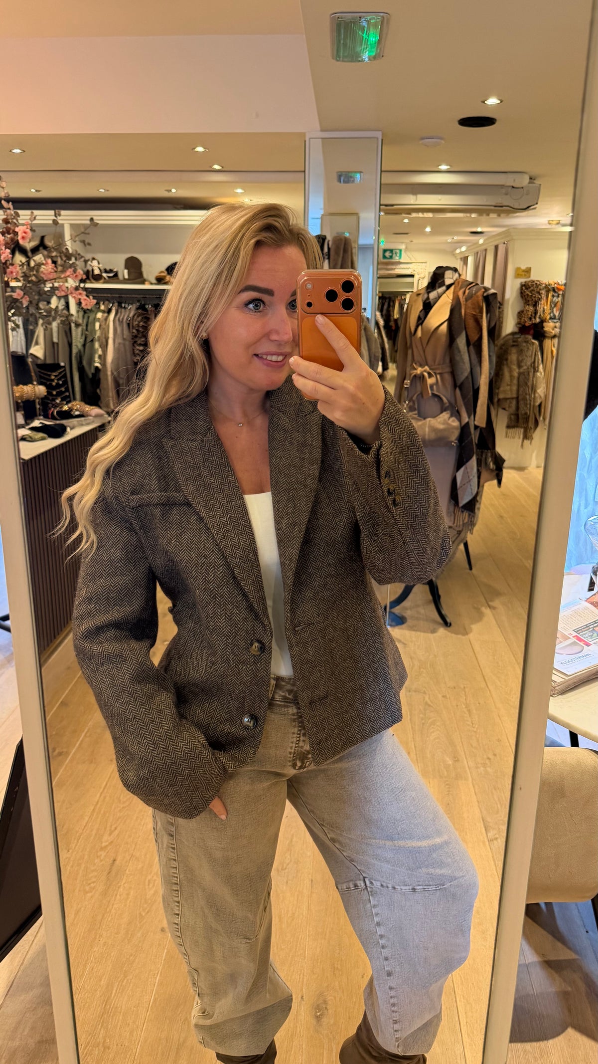 Blazer vivi herringbone