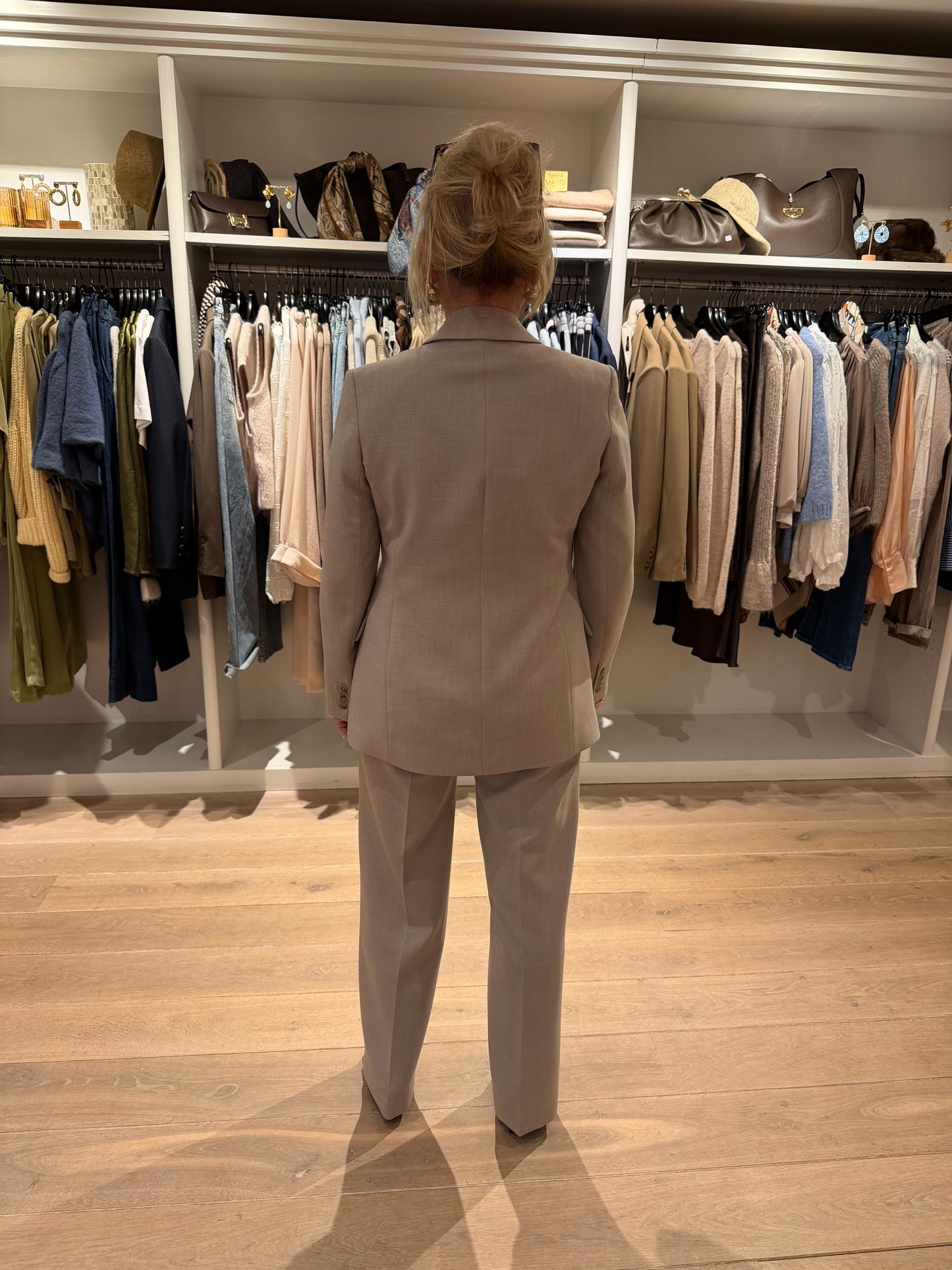 Selected blazer taupe