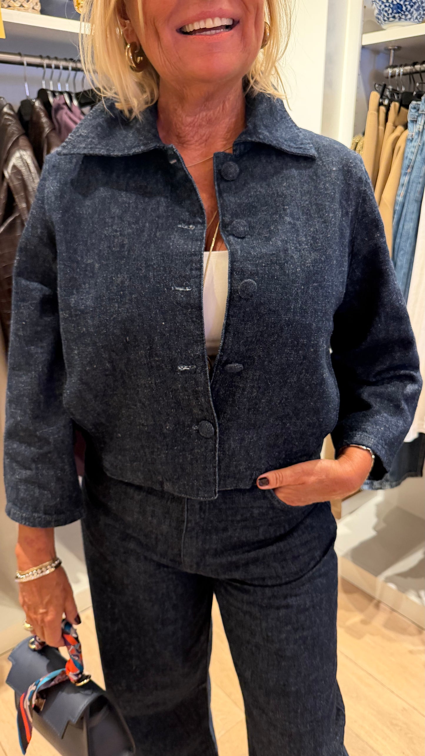 Selected denim jacket hanny