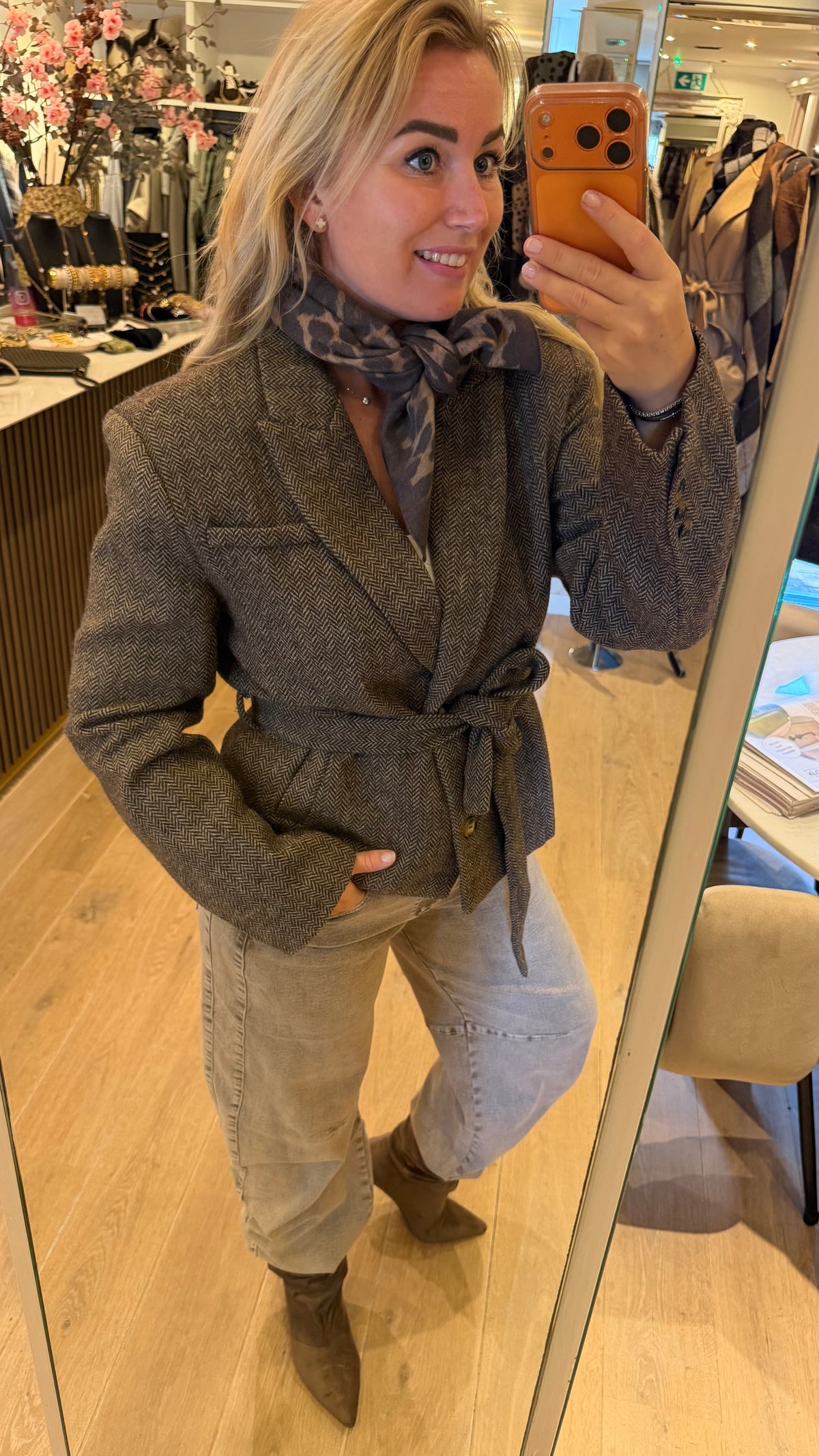 Blazer vivi herringbone