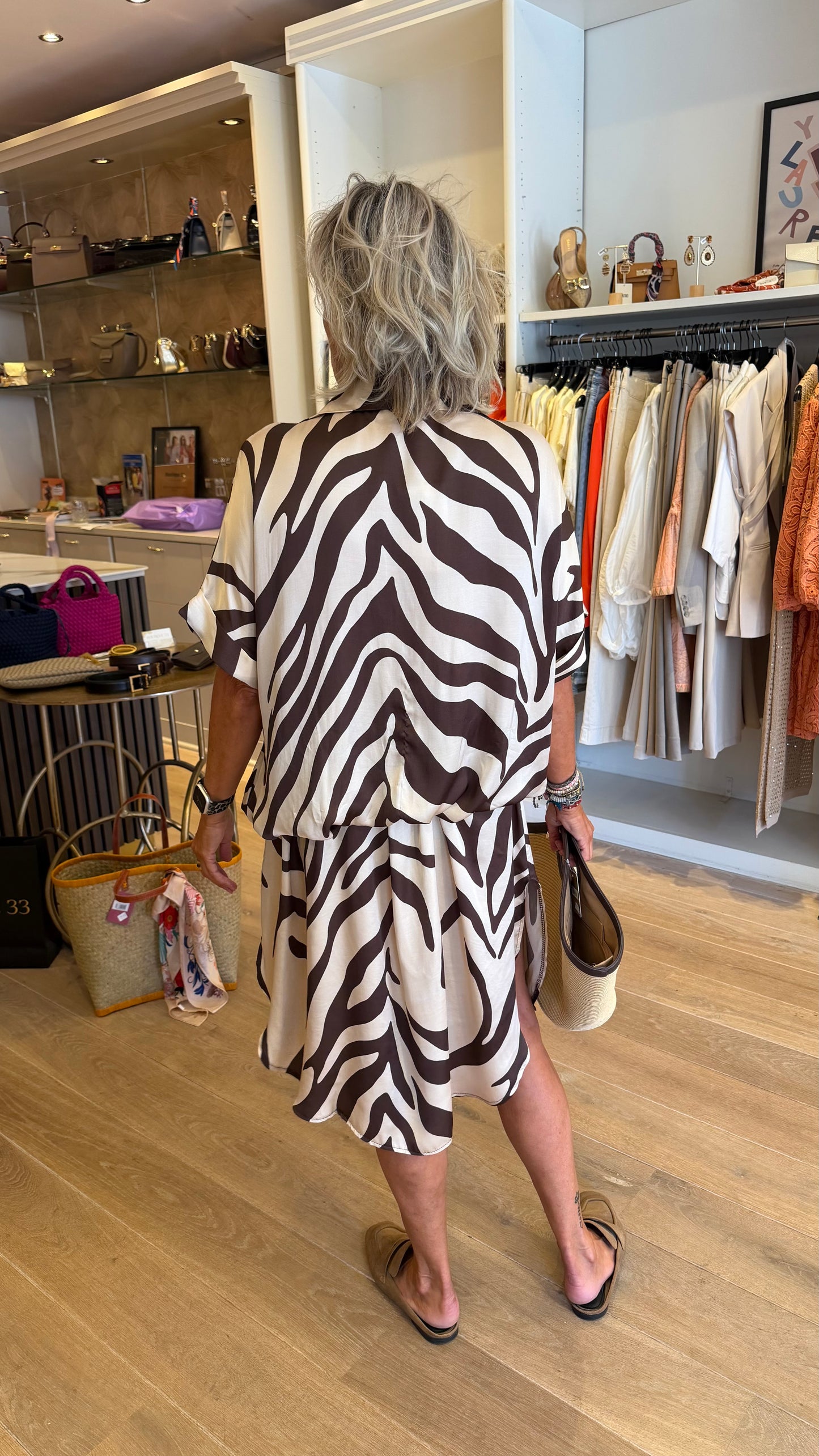 Jurk sense zebra