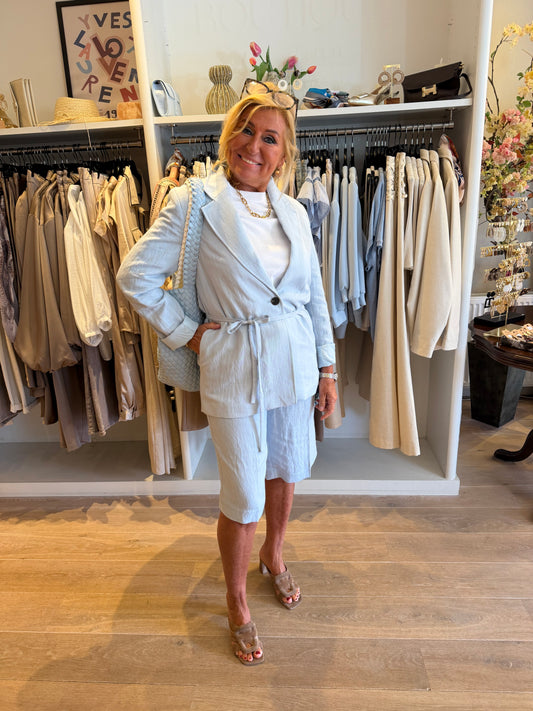 Msch blazer licht blauw