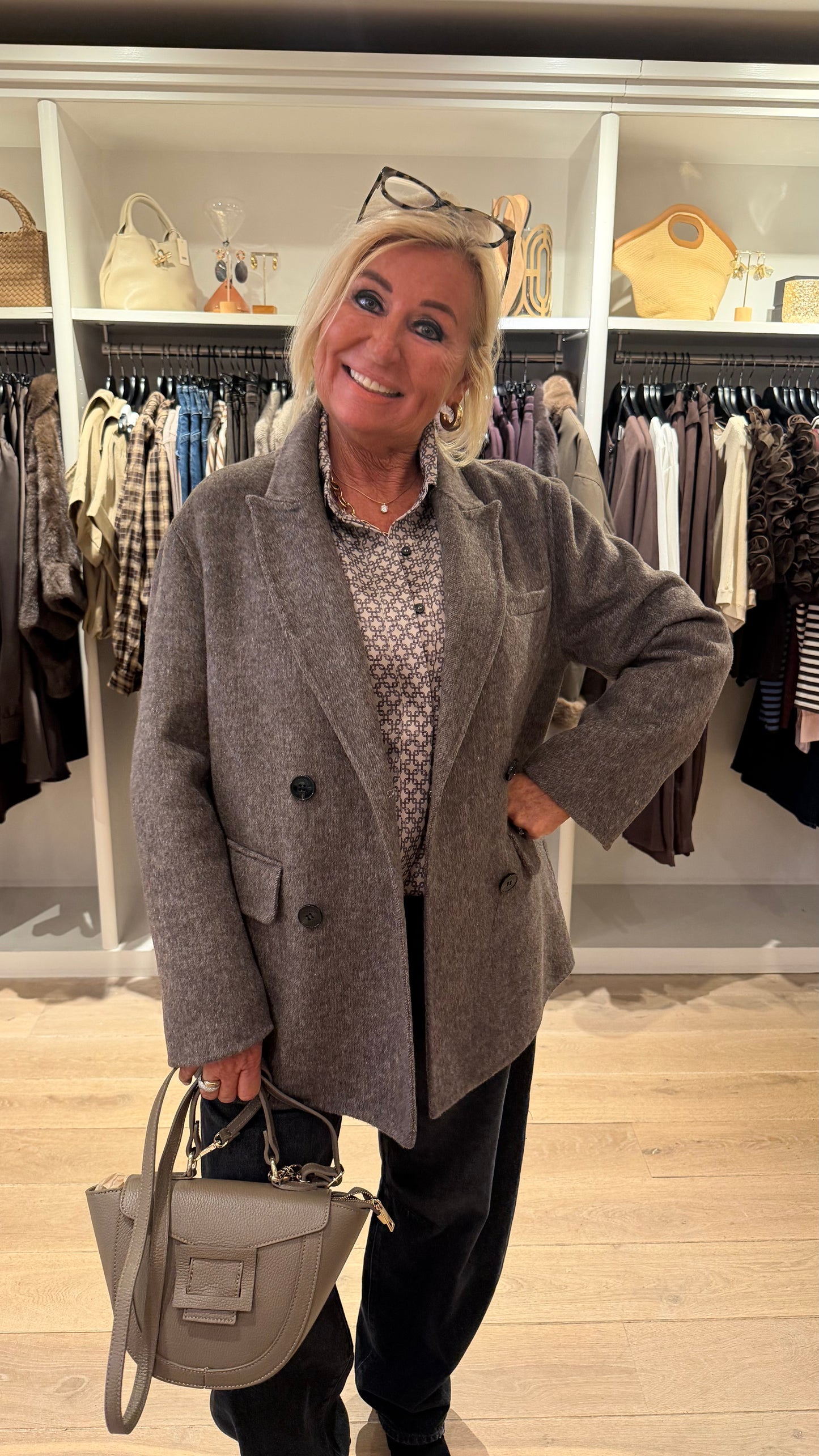Vicolo blazer jas taupe