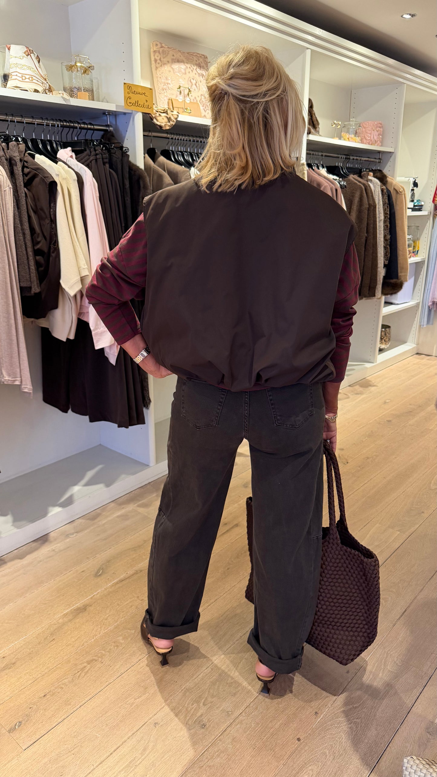 Jeans patty donkerbruin