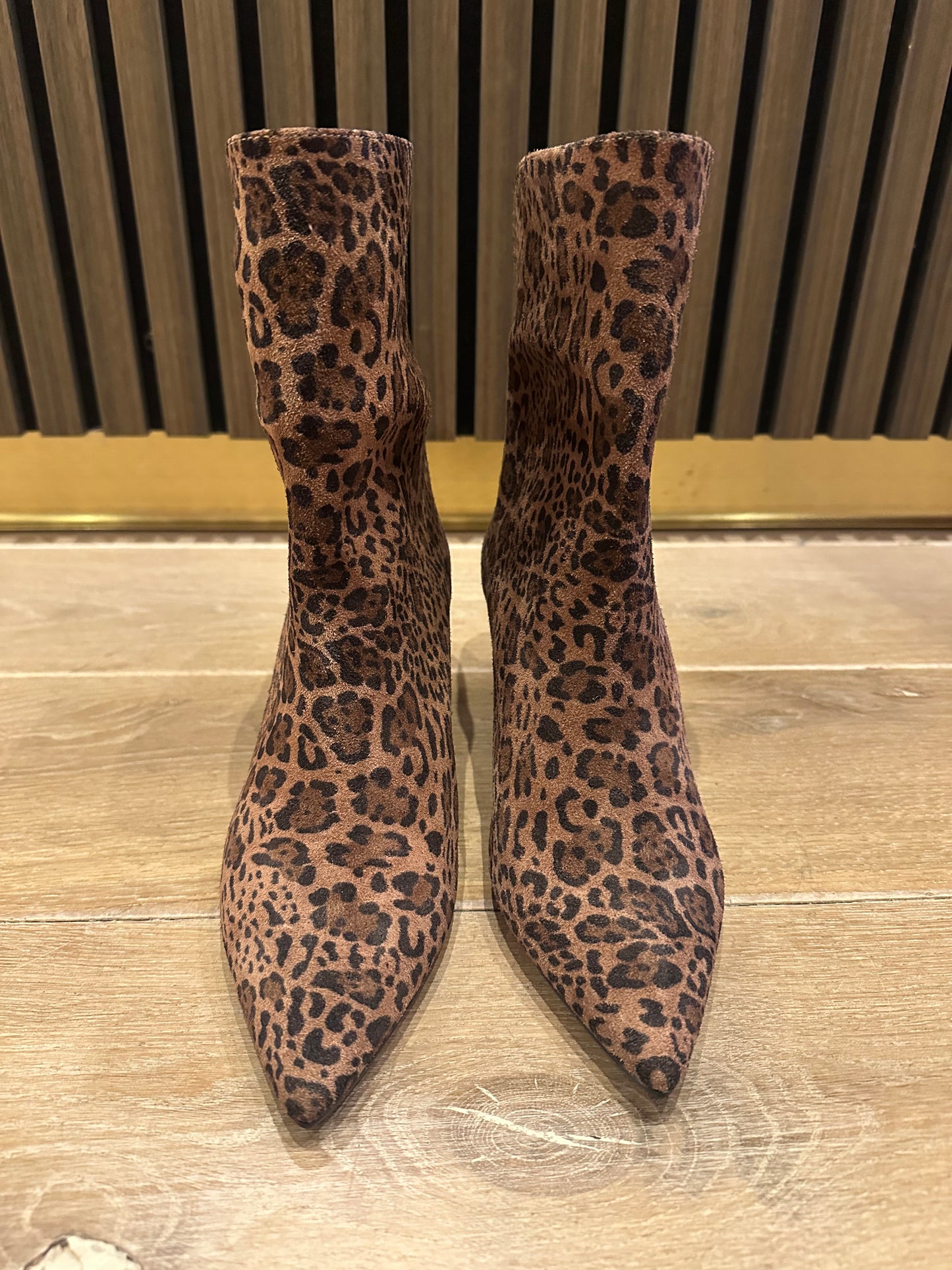 Babouche laarzen leopard