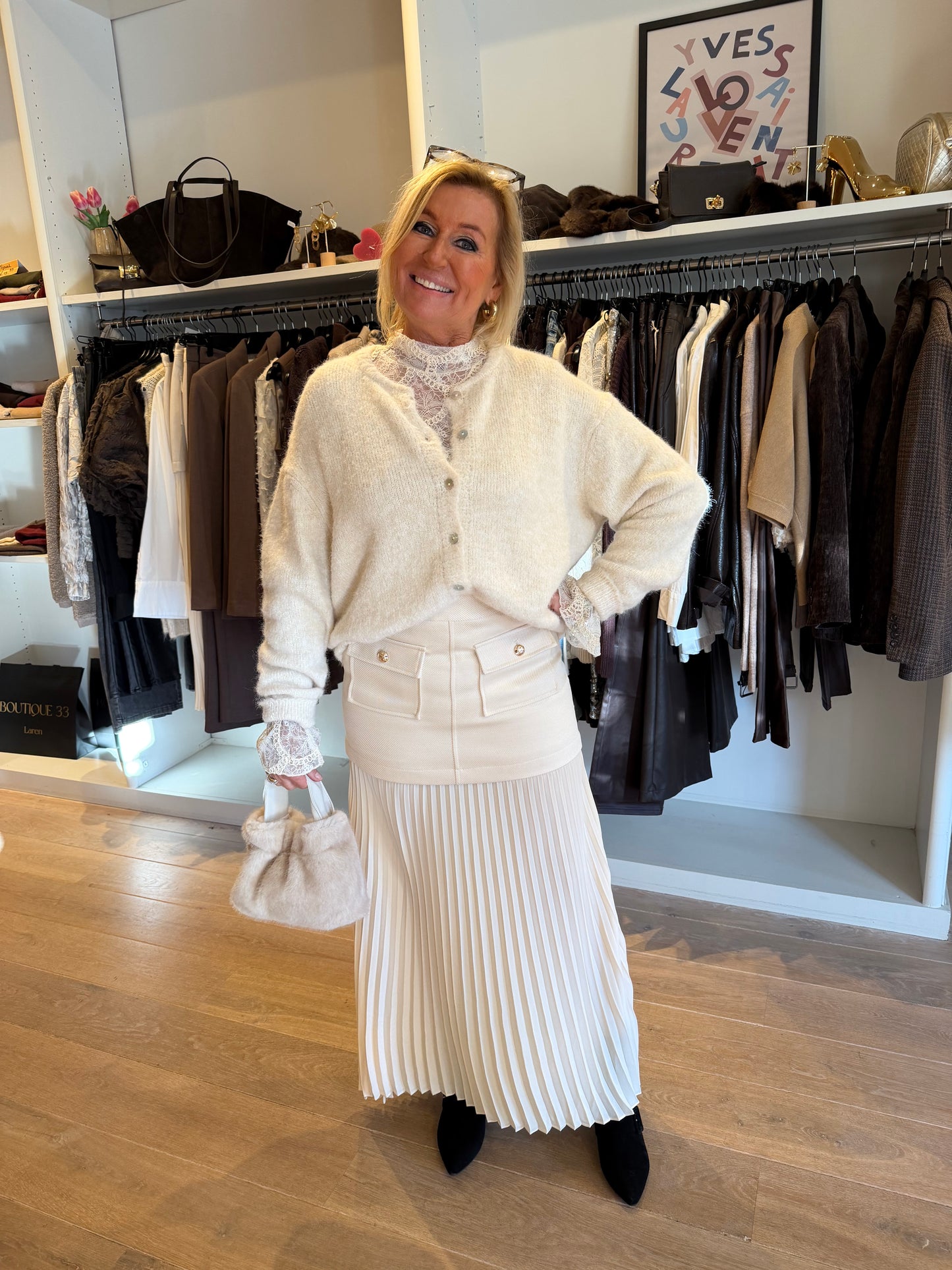 Bruuns bazaar rok shennia creme