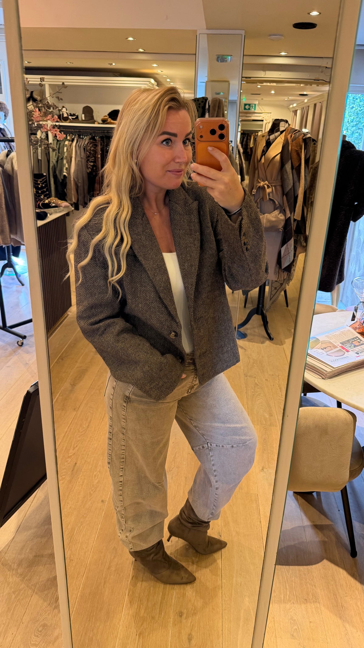 Blazer vivi herringbone