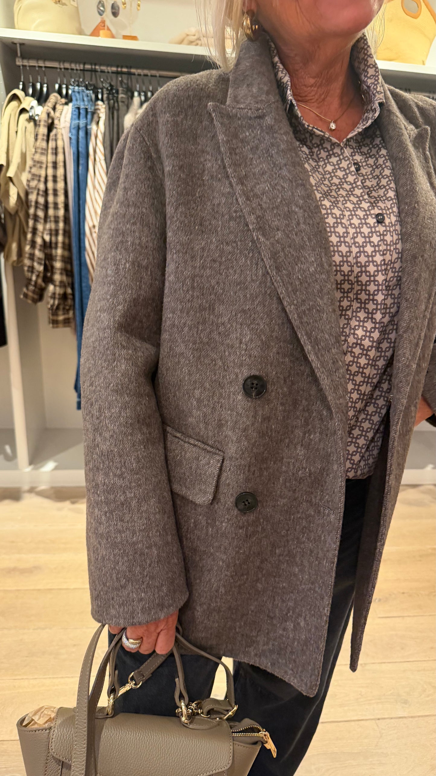 Vicolo blazer jas taupe