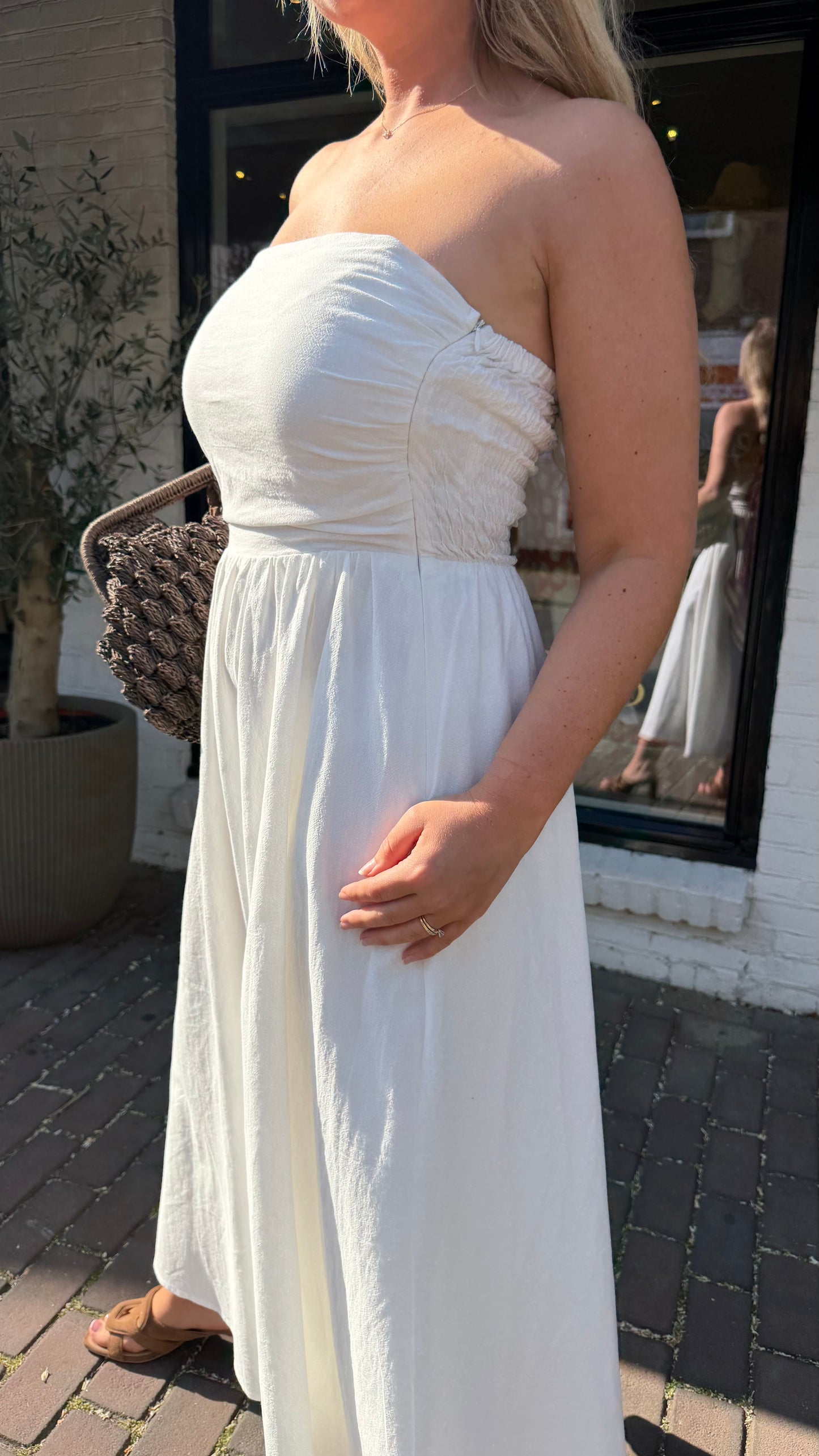 Jurk strapless