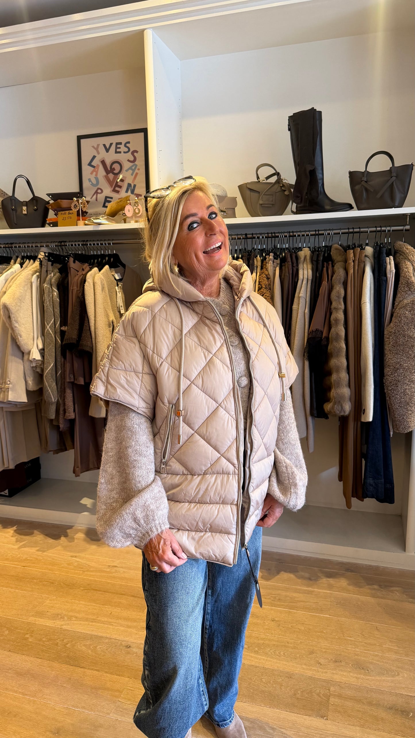 Bodywarmer gevoerd