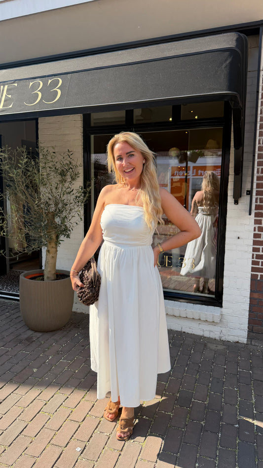 Jurk strapless