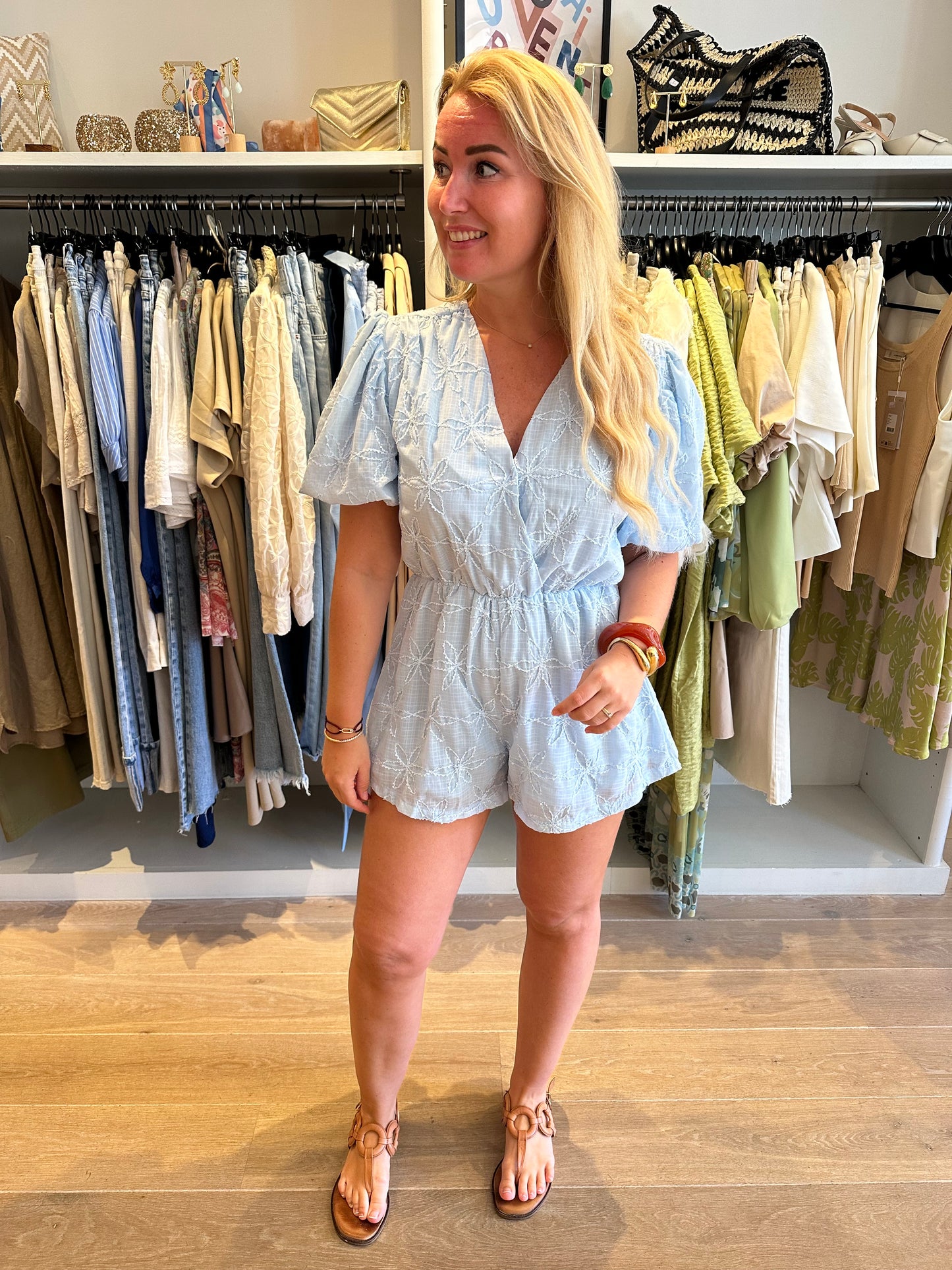 Playsuit Lisa blauw