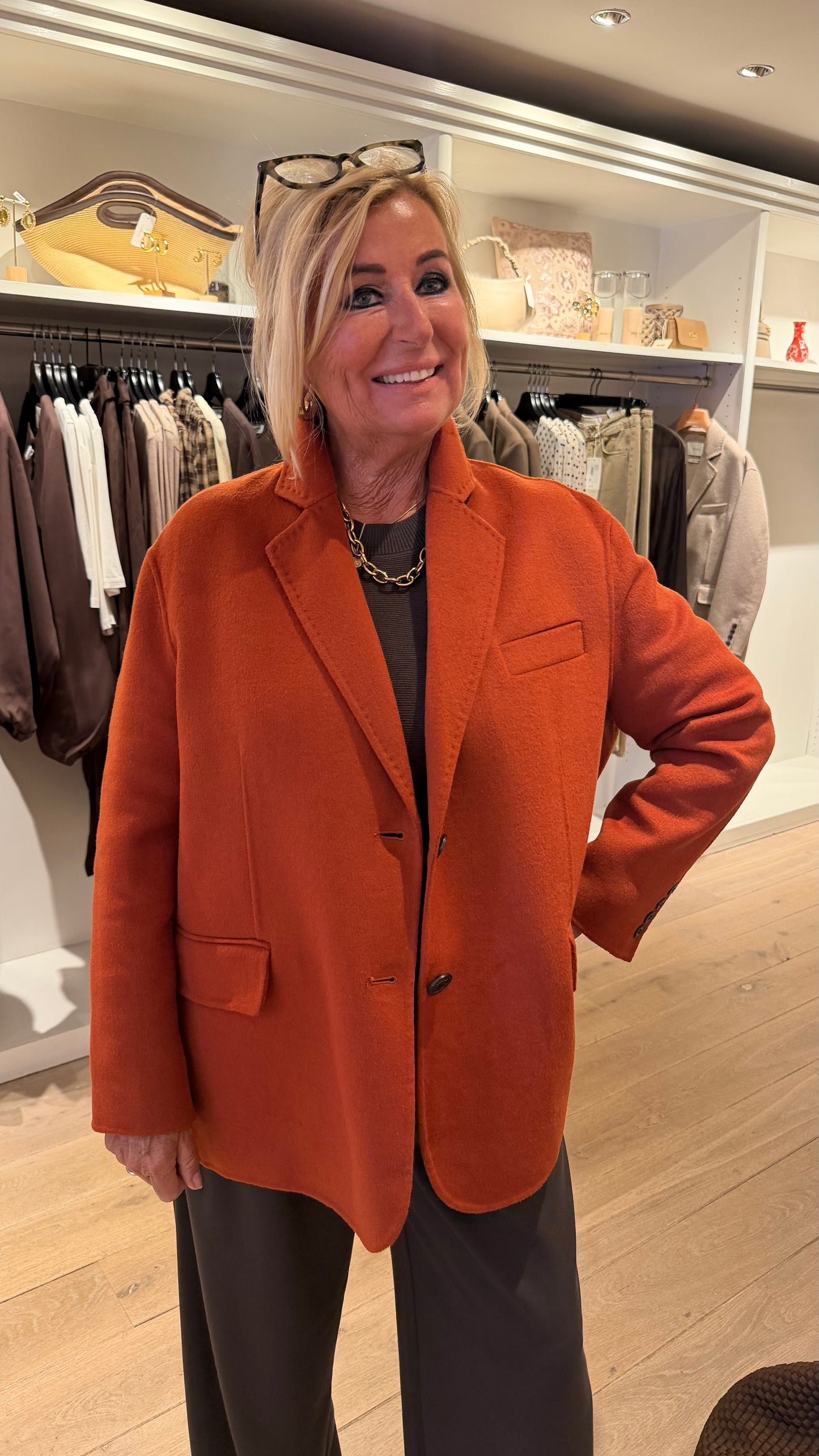 Vicolo blazer jas brique