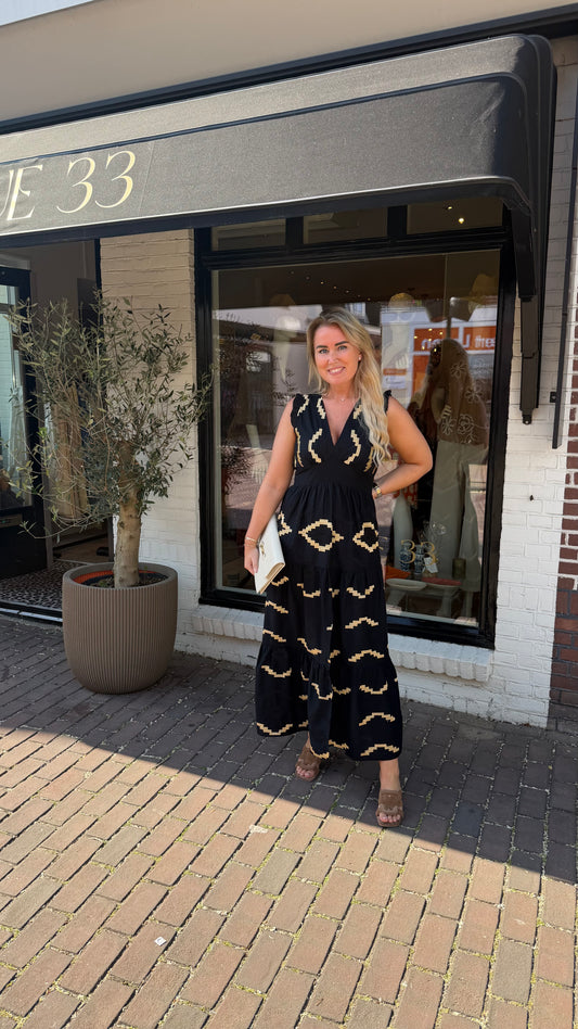 Jurk zwart greek