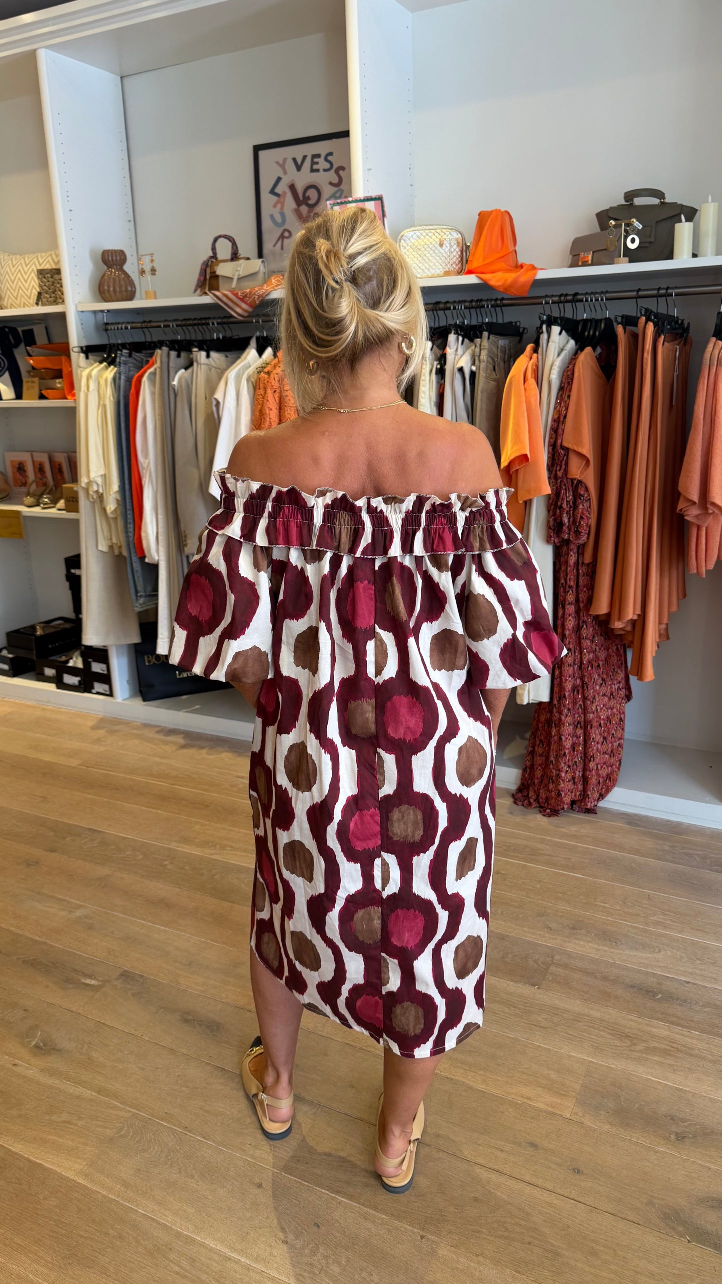 Jurk print azec