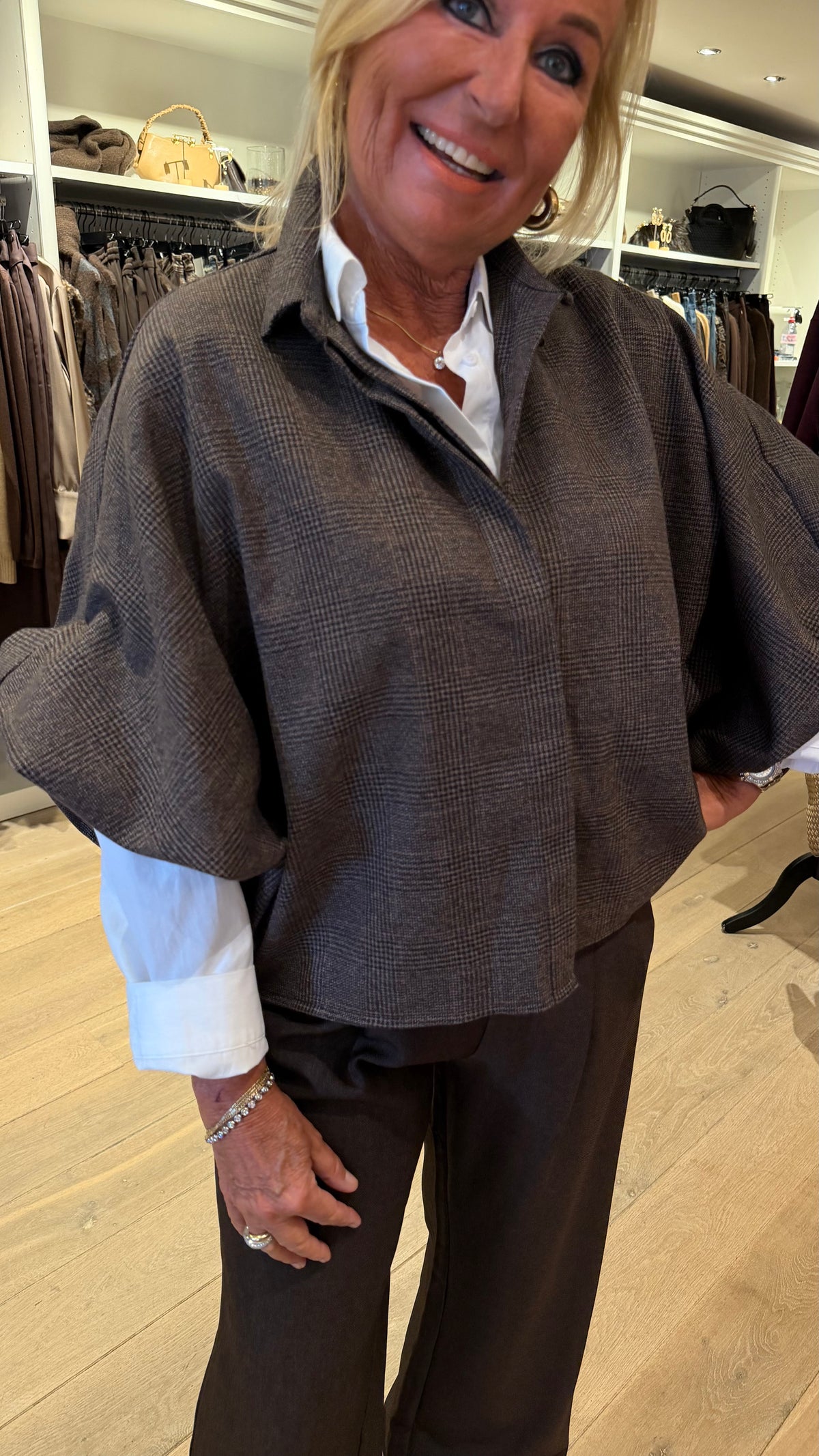 Blouse ruit oliver