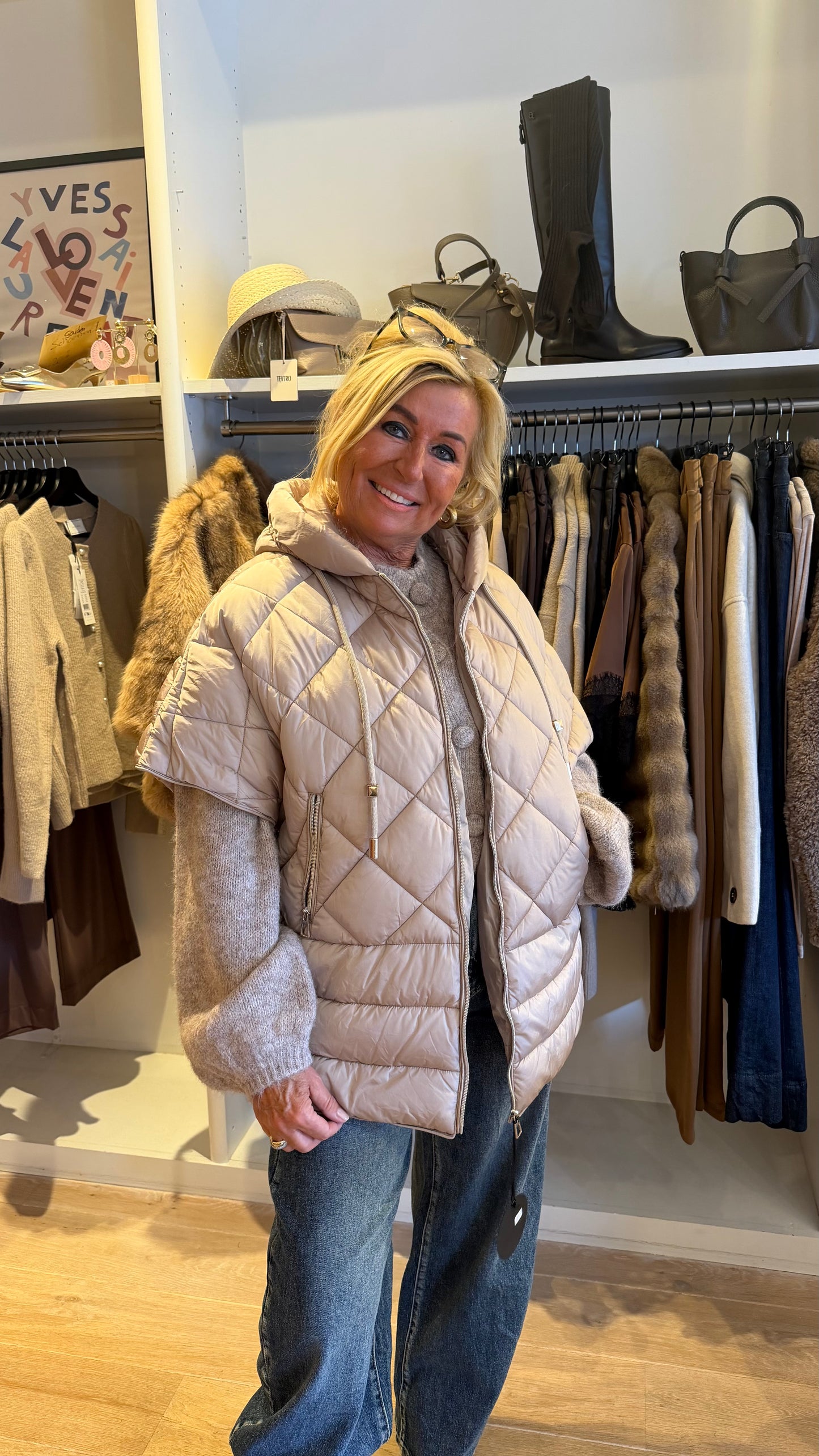 Bodywarmer gevoerd