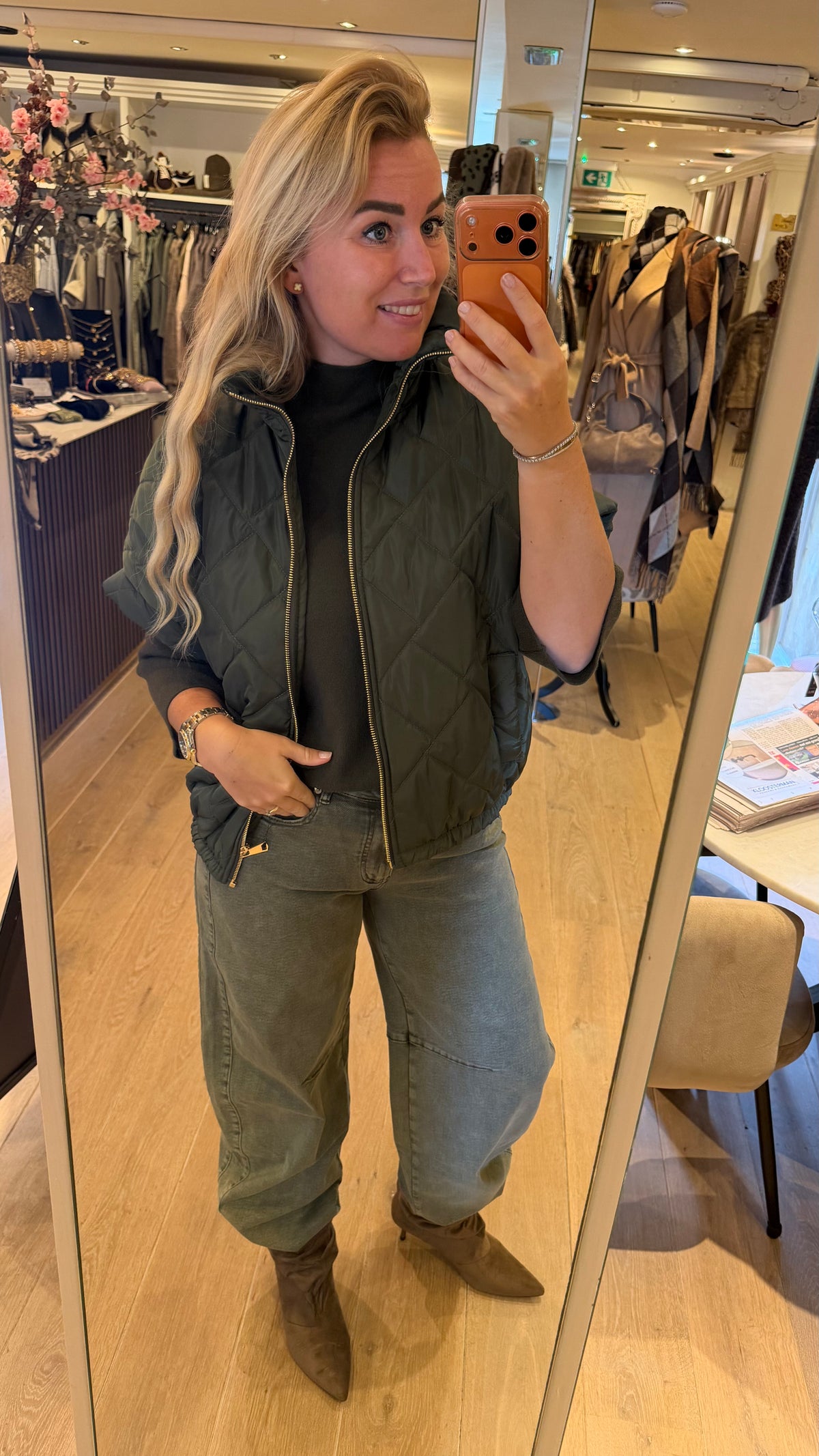 Bodywarmer groen