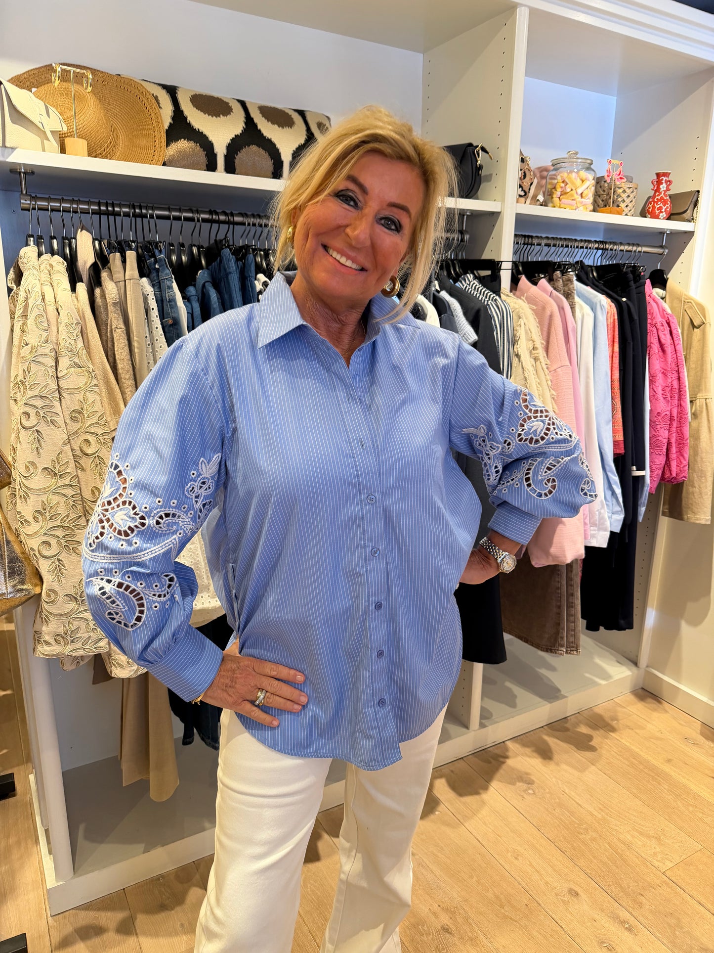 Blouse peppercorn lace