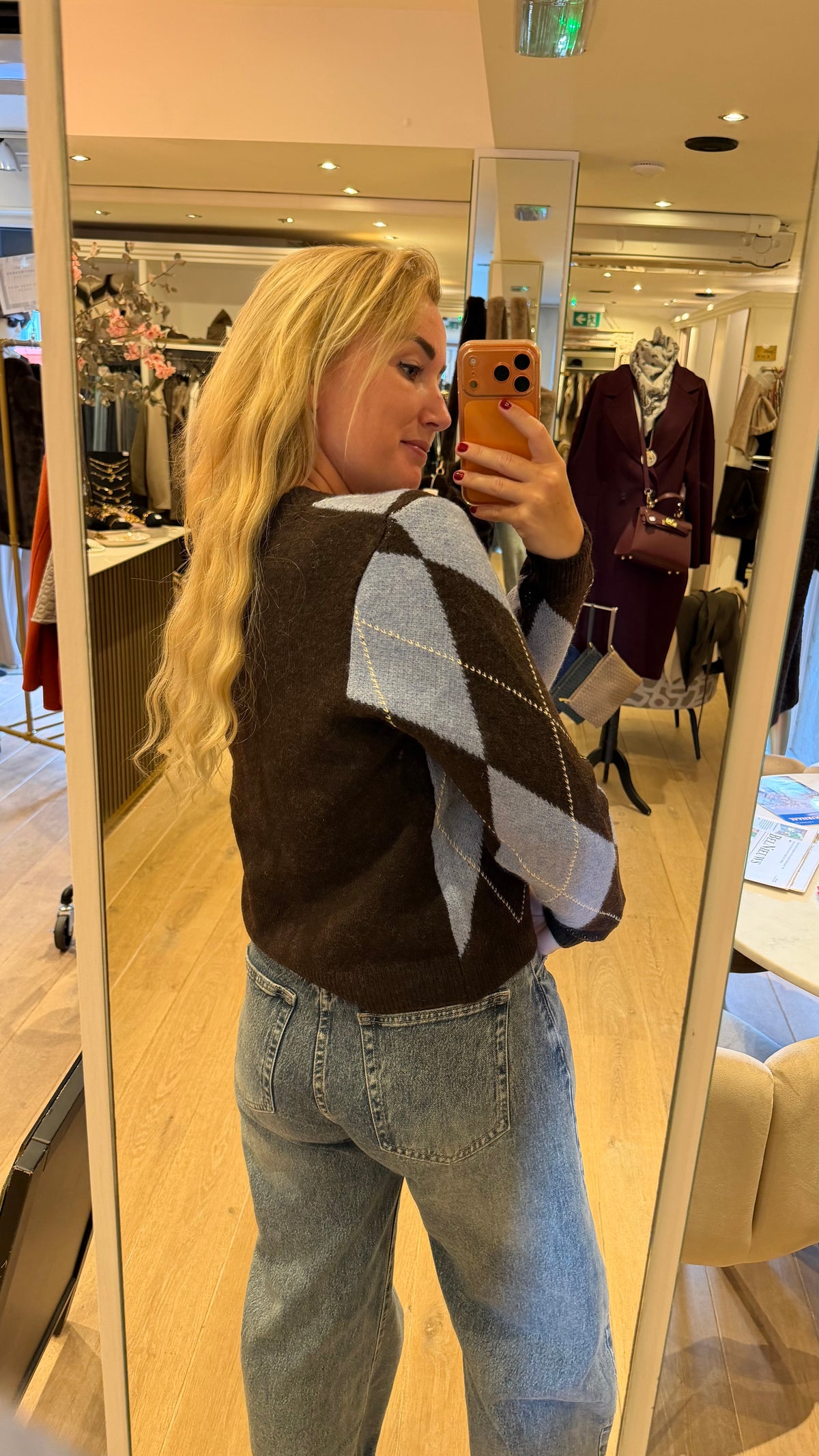 Culture vest argyle