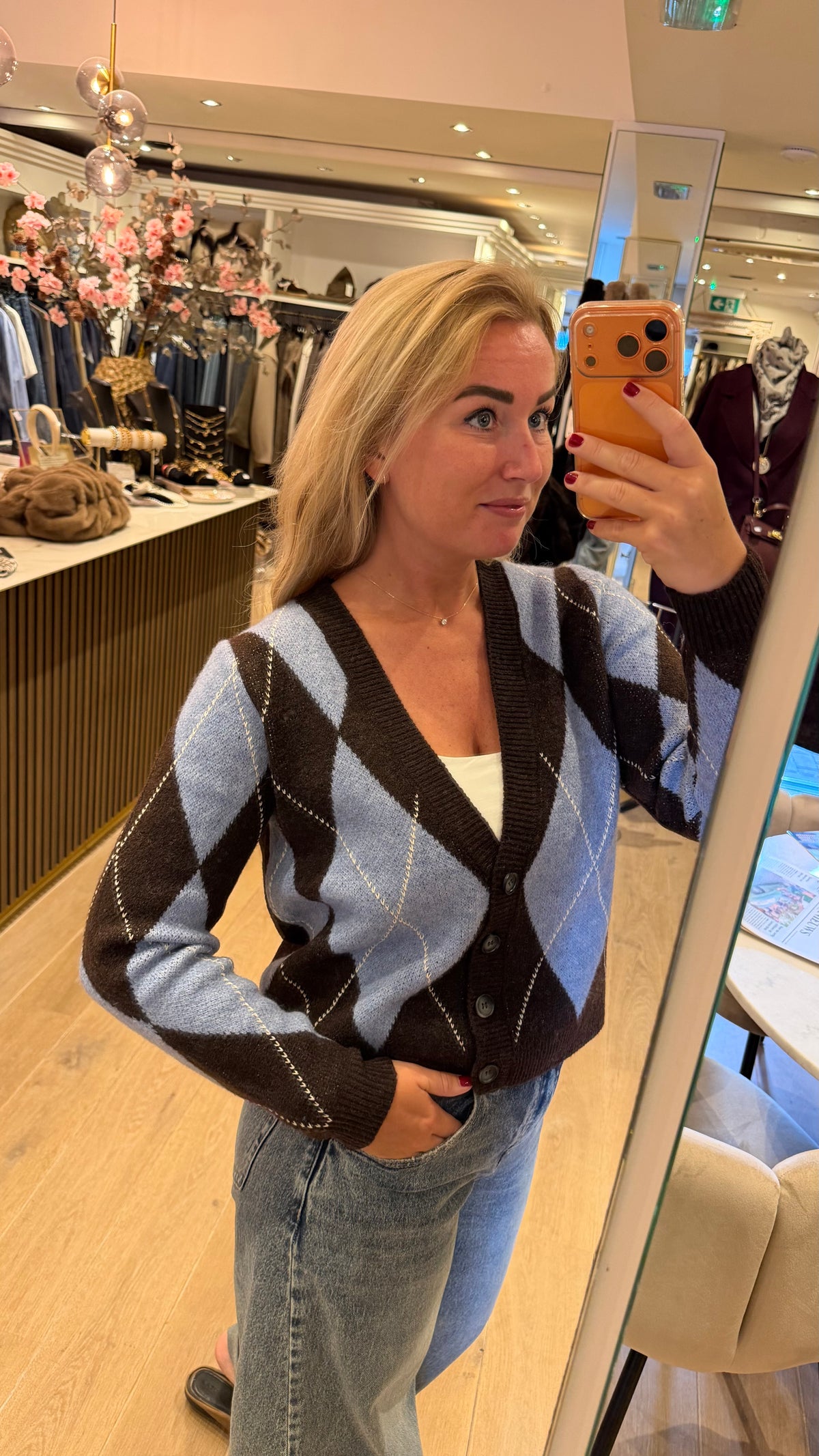 Culture vest argyle