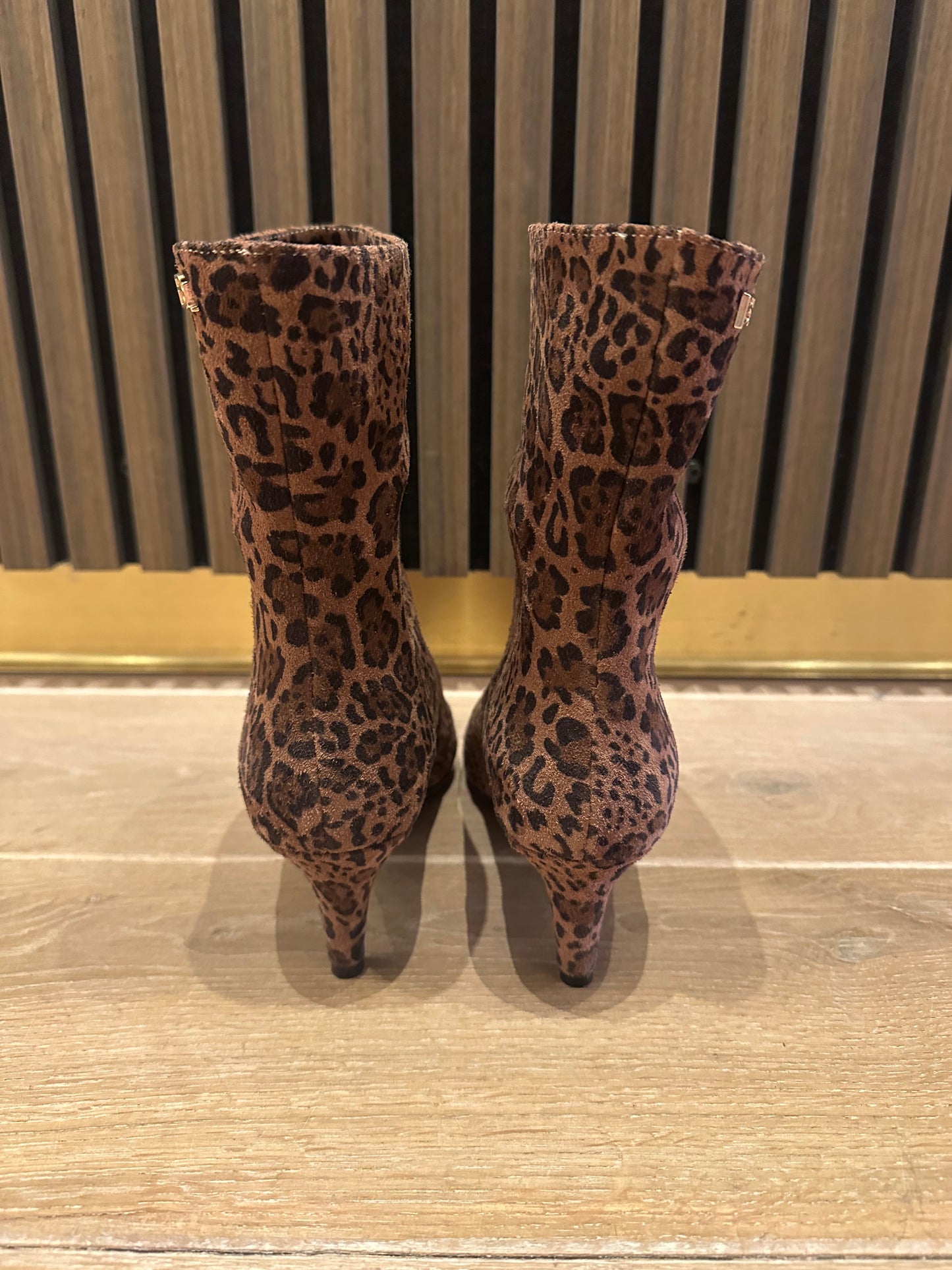 Babouche laarzen leopard