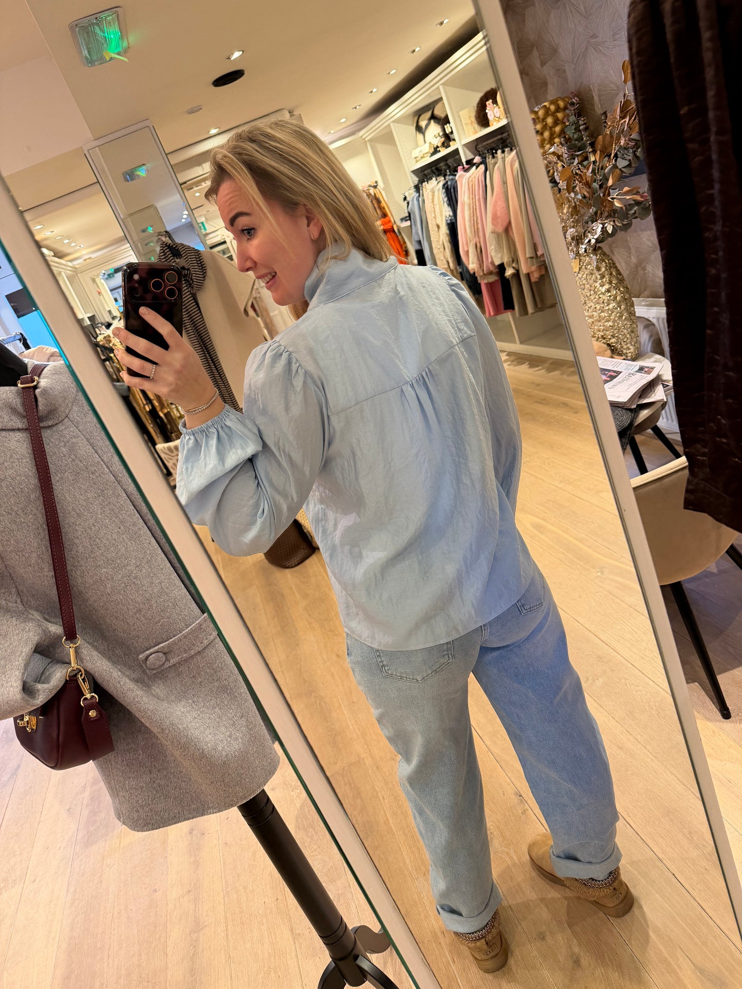 Neo noir blouse strik