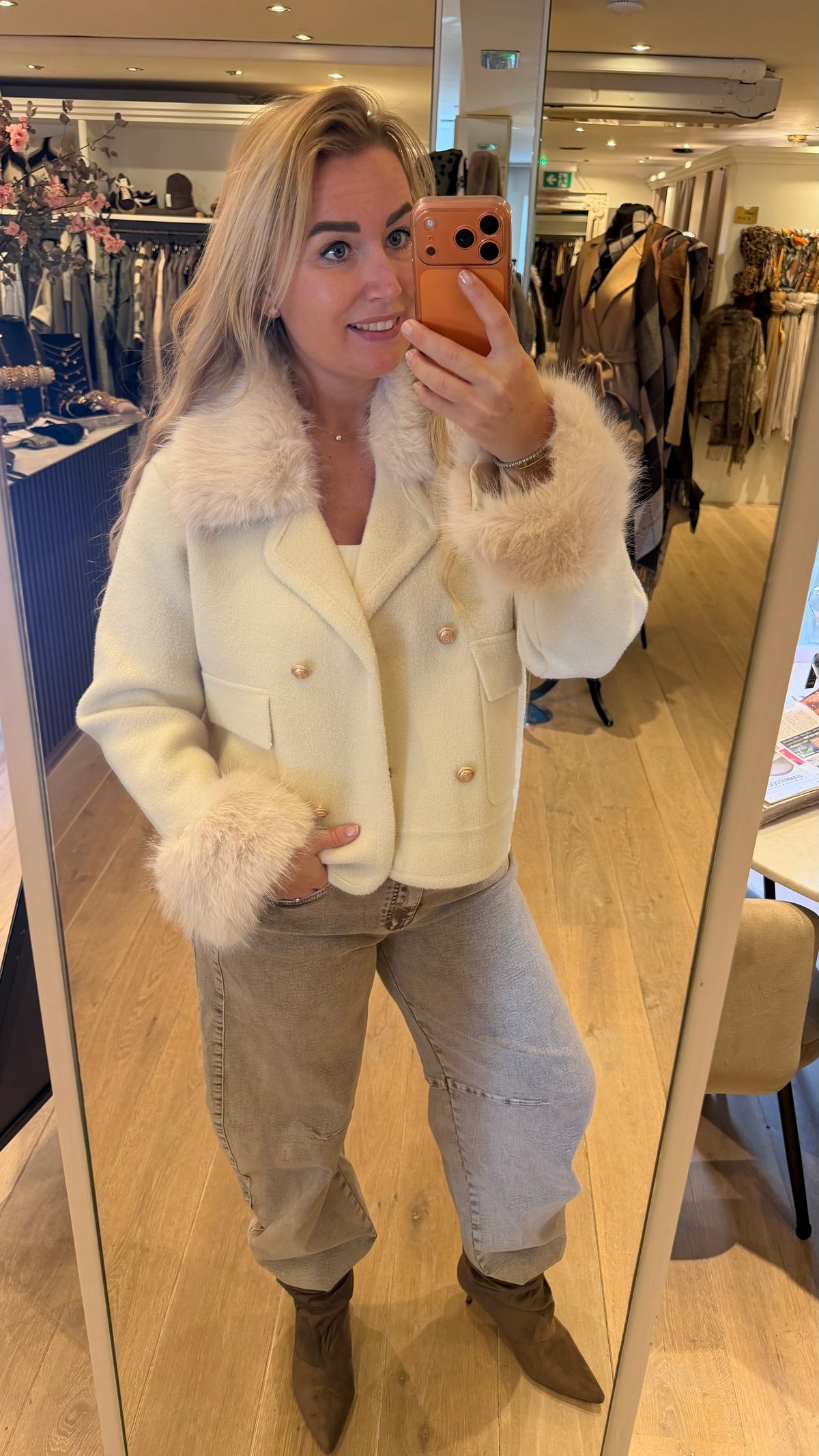 Vest blazer wolwit